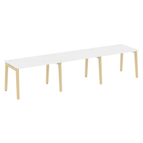 Onix Wood Рабочая станция OW.RS-3.2.8 Белый бриллиант/Дуб светлый/Белый металл 3540*800*750 Onix Wood Рабочая станция OW.RS-3.2.8 Белый бриллиант/Дуб светлый/Белый металл 3540*800*750