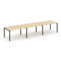 Стол для переговоров Style Project SN-5P.SPRG-023.3 Акация Лорка/Металл Черный 4410×980×750