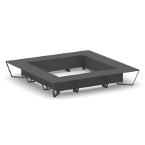 Стол для переговоров квадратный Steel Meet KD-PR.B.SP-24K / Тиквуд Светлый – Металл Антрацит / 4800×4800×750 Стол для переговоров квадратный Steel Meet KD-PR.B.SP-24K / Тиквуд Светлый – Металл Антрацит / 4800×4800×750