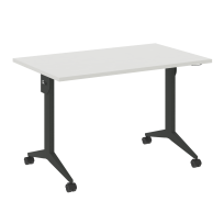 X-Pull Стол складной мобильный X.M-2.7 Тиквуд тёмный/Белый металл 1180×720×753