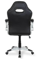 Геймерское кресло BX-3288B/Black кожа PU Черный/ крестовина пластик. Регулировка подлокотников на 90 Геймерское кресло BX-3288B/Black кожа PU Черный/ крестовина пластик. Регулировка подлокотников на 90