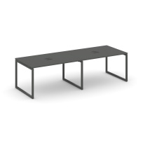 Стол для переговоров Style Project SN-4O.SPRG-012 Акация Лорка/Металл Черный 2360×980×750 Стол для переговоров Style Project SN-4O.SPRG-012 Акация Лорка/Металл Черный 2360×980×750