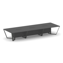 Стол для переговоров прямоугольный Steel Meet KD-PR.B.SP-16 / Тиквуд Светлый – Металл Антрацит / 4800×1600×750 Стол для переговоров прямоугольный Steel Meet KD-PR.B.SP-16 / Тиквуд Светлый – Металл Антрацит / 4800×1600×750