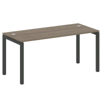 Metal System Quattro Стол офисный на П-образном м/к 50БП.СП-4 Вяз/Мокко металл 1600×720×750 Metal System Quattro Стол офисный на П-образном м/к 50БП.СП-4 Вяз/Мокко металл 1600×720×750