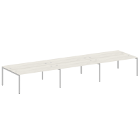 Metal System Quattro Р. ст. на 6 раб. места на П-образном м/к 40БП.СМ-6.5 Акация/Антрацит металл 5400*1475*750 Metal System Quattro Р. ст. на 6 раб. места на П-образном м/к 40БП.СМ-6.5 Акация/Антрацит металл 5400*1475*750