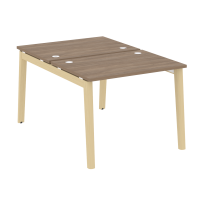 Onix Wood Рабочая станция OW.D.RS-2.1.7 Белый бриллиант/Дуб светлый/Белый металл 980*1475*750