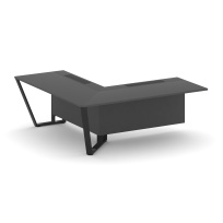 Завершающий угловой модуль левый Steel Meet KD-PR.B.SPZOU-20(L) / Тиквуд Светлый – Металл Черный / 2000×2000×750 Завершающий угловой модуль левый Steel Meet KD-PR.B.SPZOU-20(L) / Тиквуд Светлый – Металл Черный / 2000×2000×750