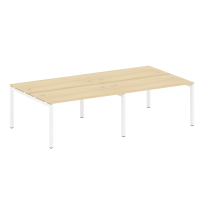Metal System Quattro Р. ст. на 4 раб. места на П-образном м/к 50БП.СМ-4.3 Акация/Антрацит металл 2800*1475*750 Metal System Quattro Р. ст. на 4 раб. места на П-образном м/к 50БП.СМ-4.3 Акация/Антрацит металл 2800*1475*750