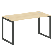 Metal System Quattro Стол офисный на О-образном м/к 40БО.СП-3 Вяз/Мокко металл 1400×720×750 Metal System Quattro Стол офисный на О-образном м/к 40БО.СП-3 Вяз/Мокко металл 1400×720×750
