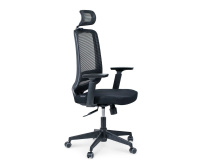 Кресло для руководителя NORDEN Лондон офис black plastic / черный пластик / черная сетка / черная ткань Кресло для руководителя NORDEN Лондон офис black plastic / черный пластик / черная сетка / черная ткань