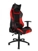 Кресло игровое NORDEN Lotus PRO carbon / черно - красная экокожа/ стальная крестовина Кресло игровое NORDEN Lotus PRO carbon / черно - красная экокожа/ стальная крестовина