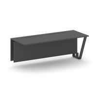 Сектор переговорного стола проходной Steel Meet KD-PR.B.SPPO-20 / Тиквуд Светлый – Металл Антрацит / 2000×800×750 Сектор переговорного стола проходной Steel Meet KD-PR.B.SPPO-20 / Тиквуд Светлый – Металл Антрацит / 2000×800×750