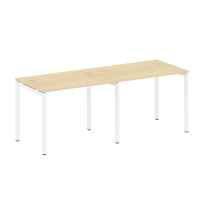 Metal System Quattro Р. ст. на 2 раб. места на П-образном м/к 40БП.СМ-2.1 Акация/Антрацит металл 2000*720*750 Metal System Quattro Р. ст. на 2 раб. места на П-образном м/к 40БП.СМ-2.1 Акация/Антрацит металл 2000*720*750