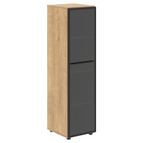 Шкаф колонка со стеклянной дверью LMC 40.2(L) Сосна Эдмонт 400х430х1517 LOFTIS Шкаф колонка со стеклянной дверью LMC 40.2(L) Сосна Эдмонт 400х430х1517 LOFTIS