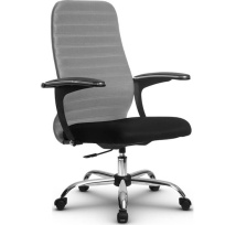 Кресло офисное Metta  SU-CM-10P (SU-СU160-10P) CH / Красный – Красный