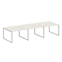 Metal System Quattro Перег. стол (3 столешницы) на О-оразном м/к 40БО.ПРГ-3.2 Акация/Антрацит металл 3600*1235*750 Metal System Quattro Перег. стол (3 столешницы) на О-оразном м/к 40БО.ПРГ-3.2 Акация/Антрацит металл 3600*1235*750