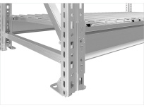 Стеллаж MS Pro 250/150×60/4 с сетчатыми полками Стеллаж MS Pro 250/150×60/4 с сетчатыми полками