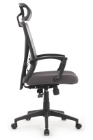 Белый пластик/Синяя сетка сидушка W-203AC