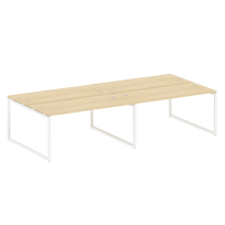 Metal System Quattro Р. ст. на 4 раб. места на О-образном м/к 40БО.СМ-4.4 Акация/Антрацит металл 3200*1475*750 Metal System Quattro Р. ст. на 4 раб. места на О-образном м/к 40БО.СМ-4.4 Акация/Антрацит металл 3200*1475*750
