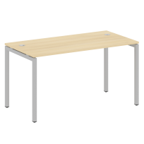 Metal System Quattro Стол офисный на П-образном м/к 40БП.СП-3 Вяз/Мокко металл 1400×720×750 Metal System Quattro Стол офисный на П-образном м/к 40БП.СП-3 Вяз/Мокко металл 1400×720×750