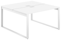 Стол-бенч с лючком Allegro / 1400×1638×750 / Профиль О-образный: 70×20 Белый / Столешница: Белый / AG.138.WH.L.72.WH Стол-бенч с лючком Allegro / 1400×1638×750 / Профиль О-образный: 70×20 Белый / Столешница: Белый / AG.138.WH.L.72.WH
