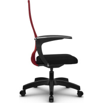 Кресло офисное Metta  SU-CM-8P (SU-СU160-8P) PL / Красный – Красный