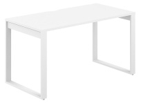 Стол офисный с вырезом Allegro / 1400×600×750 / Профиль О-образный: 70×20 / Металлокаркас: Белый / Столешница: Белый / AG.102.WH.V.72.WH Стол офисный с вырезом Allegro / 1400×600×750 / Профиль О-образный: 70×20 / Металлокаркас: Белый / Столешница: Белый / AG.102.WH.V.72.WH