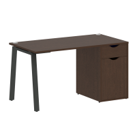 Home Office Стол офисный VR.SP-3-138.1.A Денвер Светлый/Металл Мокко 1380×720×750 Home Office Стол офисный VR.SP-3-138.1.A Денвер Светлый/Металл Мокко 1380×720×750