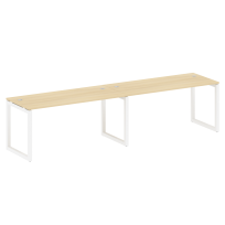 Metal System Quattro Р. ст. на 2 раб. места на О-образном м/к 50БО.СМ-2.4 Акация/Антрацит металл 3200*720*750 Metal System Quattro Р. ст. на 2 раб. места на О-образном м/к 50БО.СМ-2.4 Акация/Антрацит металл 3200*720*750