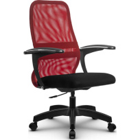 Кресло офисное Metta  SU-CM-8P (SU-СU160-8P) PL / Красный – Красный