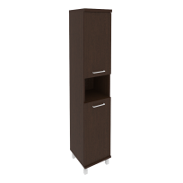First Шкаф высокий узкий левый KSU-1.5 (L) Дуб табак 401×432×2060