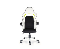 Кресло игровое NORDEN Джокер Z / (black+white) черно-белый пластик / черная ткань / белая экокожа Кресло игровое NORDEN Джокер Z / (black+white) черно-белый пластик / черная ткань / белая экокожа