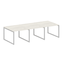 Metal System Quattro Перег. стол (3 столешницы) на О-оразном м/к 40БО.ПРГ-3.1 Акация/Антрацит металл 3000*1235*750 Metal System Quattro Перег. стол (3 столешницы) на О-оразном м/к 40БО.ПРГ-3.1 Акация/Антрацит металл 3000*1235*750