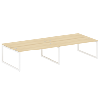 Metal System Quattro Р. ст. на 4 раб. места на О-образном м/к 50БО.СМ-4.5 Акация/Антрацит металл 3600*1475*750 Metal System Quattro Р. ст. на 4 раб. места на О-образном м/к 50БО.СМ-4.5 Акация/Антрацит металл 3600*1475*750