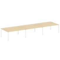 Metal System Quattro Р. ст. на 6 раб. места на П-образном м/к 50БП.СМ-6.5 Акация/Антрацит металл 5400*1475*750 Metal System Quattro Р. ст. на 6 раб. места на П-образном м/к 50БП.СМ-6.5 Акация/Антрацит металл 5400*1475*750