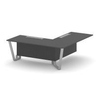 Проходной угловой модуль правый Steel Meet KD-PR.B.SPPOU-20(R) / Тиквуд Светлый – Металл Серый / 2000×2000×750 Проходной угловой модуль правый Steel Meet KD-PR.B.SPPOU-20(R) / Тиквуд Светлый – Металл Серый / 2000×2000×750