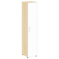 Шкаф узкий LT.SU-1.10 R (R) white Yalta / Дуб Мали – Стекло White 400×450×1987 Шкаф узкий LT.SU-1.10 R (R) white Yalta / Дуб Мали – Стекло White 400×450×1987