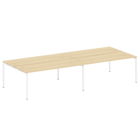 Metal System Quattro Р. ст. на 4 раб. места на П-образном м/к 40БП.СМ-4.5 Акация/Антрацит металл 3600*1475*750 Metal System Quattro Р. ст. на 4 раб. места на П-образном м/к 40БП.СМ-4.5 Акация/Антрацит металл 3600*1475*750