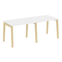 Onix Wood Рабочая станция OW.RS-2.1.8 Белый бриллиант/Дуб светлый/Белый металл 1960*800*750 Onix Wood Рабочая станция OW.RS-2.1.8 Белый бриллиант/Дуб светлый/Белый металл 1960*800*750