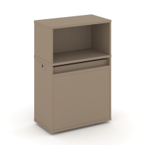 Estetica Набор №1. Тумба одиночная+низкая надставка ES.NB.1N-1 Латте 750×410×1135 Estetica Набор №1. Тумба одиночная+низкая надставка ES.NB.1N-1 Латте 750×410×1135