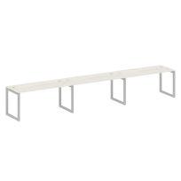 Metal System Quattro Р. ст. на 3 раб. места на О-образном м/к 50БО.СМ-3.4 Акация/Антрацит металл 4800*720*750 Metal System Quattro Р. ст. на 3 раб. места на О-образном м/к 50БО.СМ-3.4 Акация/Антрацит металл 4800*720*750