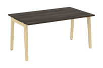 Onix Wood Стол переговорный (1 столешница) OW.PRG-1.4 Белый бриллиант/Дуб светлый/Белый металл 1580*980*750 Onix Wood Стол переговорный (1 столешница) OW.PRG-1.4 Белый бриллиант/Дуб светлый/Белый металл 1580*980*750