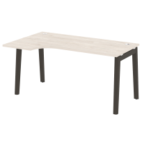 Onix Wood Стол эргономичный левый OW.SA-1 (L) Белый бриллиант/Дуб светлый/Белый металл 1580*980*750 (720/460) Onix Wood Стол эргономичный левый OW.SA-1 (L) Белый бриллиант/Дуб светлый/Белый металл 1580*980*750 (720/460)