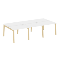 Onix Wood Рабочая станция OW.D.RS-6.1.7 Белый бриллиант/Дуб светлый/Белый металл 2940*1475*750 Onix Wood Рабочая станция OW.D.RS-6.1.7 Белый бриллиант/Дуб светлый/Белый металл 2940*1475*750