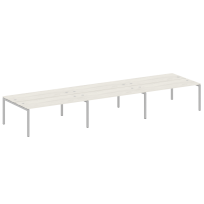 Metal System Quattro Р. ст. на 6 раб. места на П-образном м/к 50БП.СМ-6.5 Акация/Антрацит металл 5400*1475*750 Metal System Quattro Р. ст. на 6 раб. места на П-образном м/к 50БП.СМ-6.5 Акация/Антрацит металл 5400*1475*750